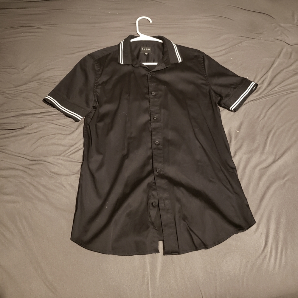 Soft & stretch two tone button down